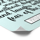 Vreemd dat ze een clothed Quote is Poster (Hoek)