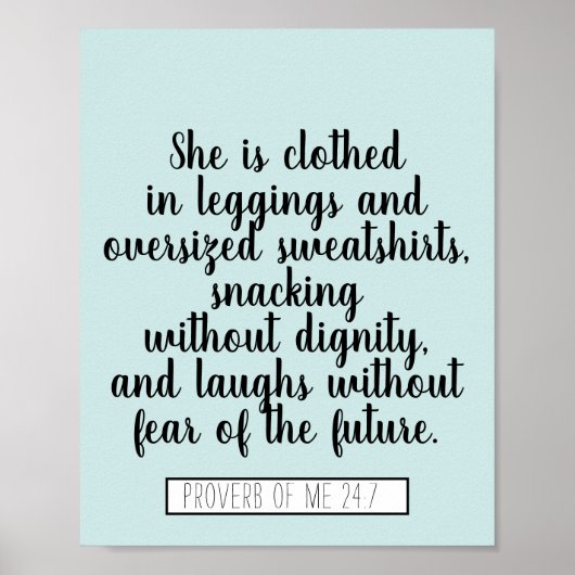 Vreemd dat ze een clothed Quote is Poster (Voorkant)