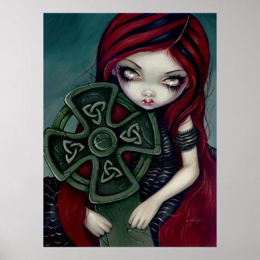 Vreemd Eenvoudig elegant keiharde vacht Poster (Voorkant)