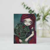 "Vreemd eenzaam" Briefkaart (Staand voorkant)