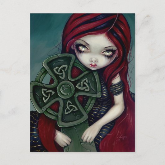 "Vreemd eenzaam" Briefkaart (Voorkant)