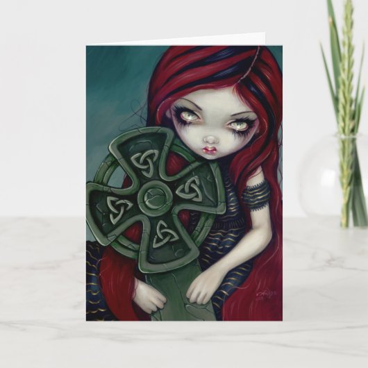 "Vreemd Eenzaam" Wenskaart Kaart (Voorkant)