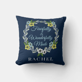 Vreemd en heerlijk gemaakt bloemig kussen