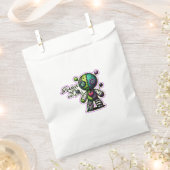 Vreemd en ongewoon Paarse Groene Hart Voodoo Beer Bedankzakje (Geknipt)