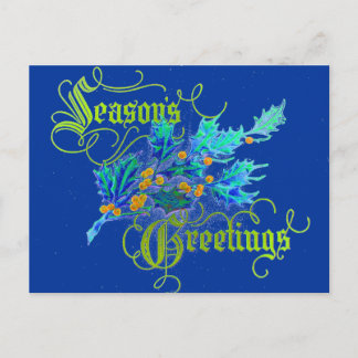 Vreemd en prachtig feestdagenkaart