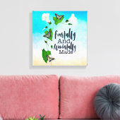 Vreemd en prachtig gemaakt Psalm 139:14 Canvas Afdruk (Insitu (Woonkamer))