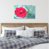 Vreemd en prachtig gemaakt Psalmen bijbelvers Canvas Afdruk (Insitu (Slaapkamer))