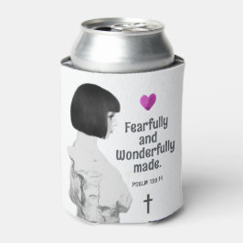 Vreemd en prachtig gemaakt Schattige meisje Christ Blikjeskoeler