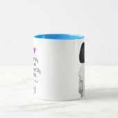 Vreemd en prachtig gemaakt Schattige meisje Christ Mok (Midden)