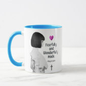 Vreemd en prachtig gemaakt Schattige meisje Christ Mok (Links)