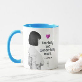 Vreemd en prachtig gemaakt Schattige meisje Christ Mok