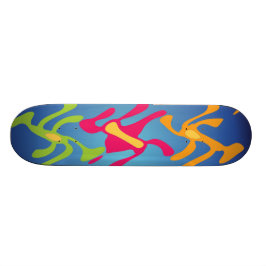 Vreemd en prachtig persoonlijk skateboard