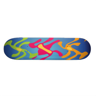 Vreemd en prachtig persoonlijk skateboard