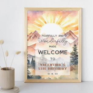 Vreemd en wonderbaarlijk gemaakt Psalm 139 Verjaar Poster