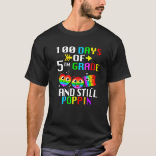 Vreemd genoeg 100 dagen school en nog steeds papav t-shirt