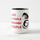 Vreemd genoeg ben ik geen ochtendmens voor koffie mok (Midden)