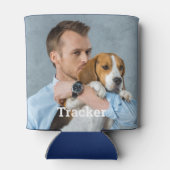 Vreemd genoeg Drink het niet alleen Hondenliefhebb Blikjeskoeler (Achterkant)