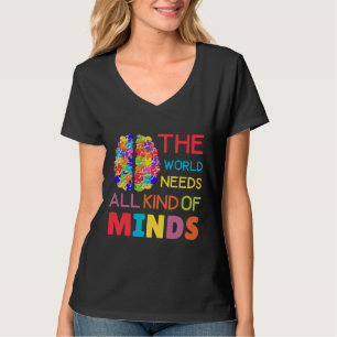 Vreemd genoeg heeft de wereld allerlei soorten ged t-shirt