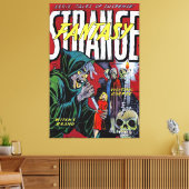 Vreemd genoeg is de enge heks  strips canvas afdruk (Insitu (Woonkamer))