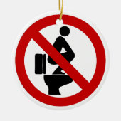 Vreemd genoeg op de stoel ⚠ Thaise ⚠ Keramisch Ornament (Voorkant)