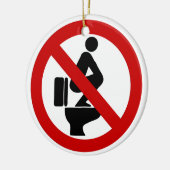 Vreemd genoeg op de stoel ⚠ Thaise ⚠ Keramisch Ornament (Links)