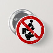 Vreemd genoeg op de stoel ⚠ Thaise ⚠ Ronde Button 5,7 Cm (Voorkant /achterkant)