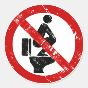 Vreemd genoeg op de stoel ⚠ Thaise ⚠ Ronde Sticker