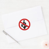 Vreemd genoeg op de stoel ⚠ Thaise ⚠ Ronde Sticker (Envelop)