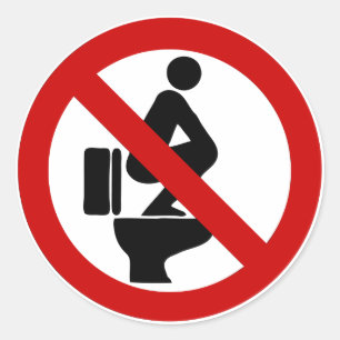 Vreemd genoeg op de stoel ⚠ Thaise ⚠ Ronde Sticker