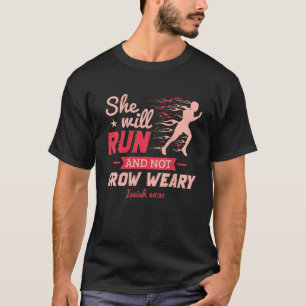 Vreemd genoeg zal ze XC grensoverschrijdend runnen T-shirt