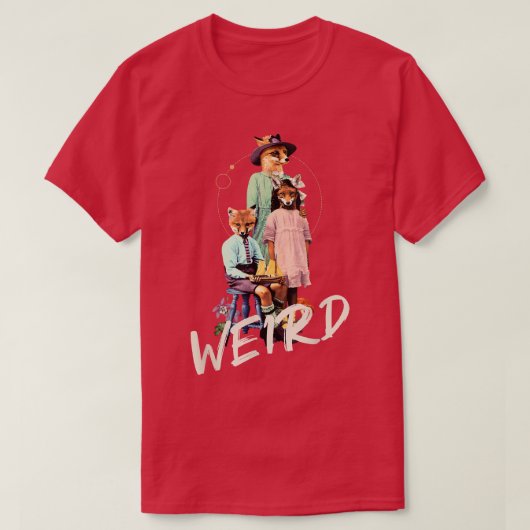 Vreemd grappig design t-shirt (Design voorkant)