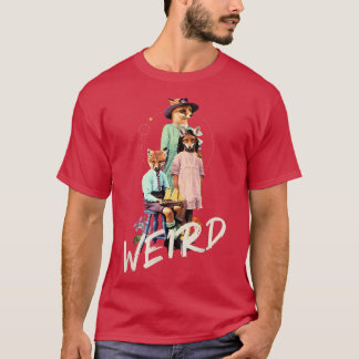 Vreemd grappig design t-shirt
