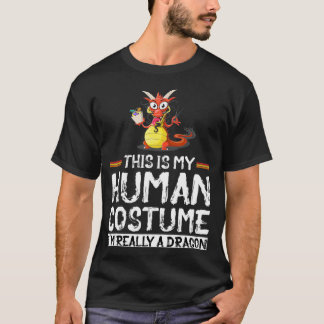 Vreemd grappig dit is mijn menselijk kostuum... ik t-shirt