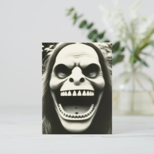 Vreemd Halloween Briefkaart (Staand voorkant)