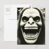 Vreemd Halloween Briefkaart (Voorkant / Achterkant)