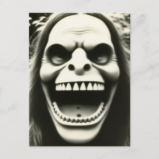 Vreemd Halloween Briefkaart (Voorkant)