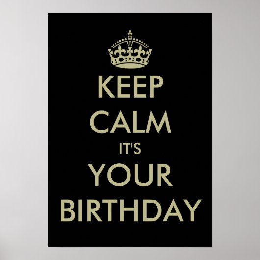 Vreemd, kalm houden... het is je sjabloon van het poster (Voorkant)