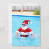 Vreemd kerstfeest in juli kaart (Achterkant)