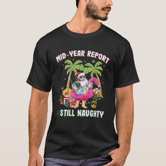 Vreemd kerstfeest in juli rapport van het midden v t-shirt (Voorkant)