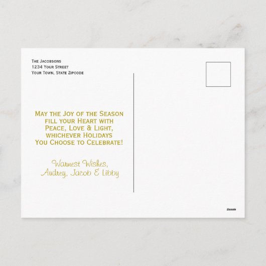 Vreemd leuk all-inclusive vakantie seizoensgebonde feestdagenkaart (Achterkant)