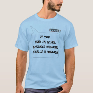 Vreemd leuk feit Schotland is de Schotse onderdaan T-shirt