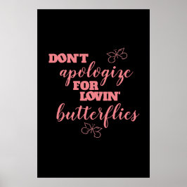Vreemd niet voor Lovin' Butterflies Poster