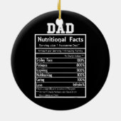 Vreemd pap Voedingsfeiten Verbazingwekkend Geweldi Keramisch Ornament (Achterkant)