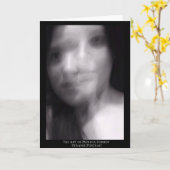 Vreemd Portret Kaart (Gele Bloem)