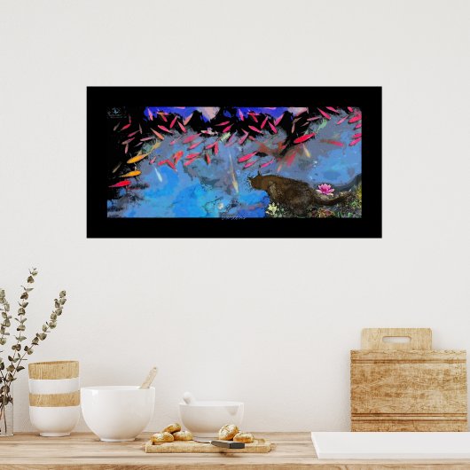 " Vreemd " Poster (Keuken)