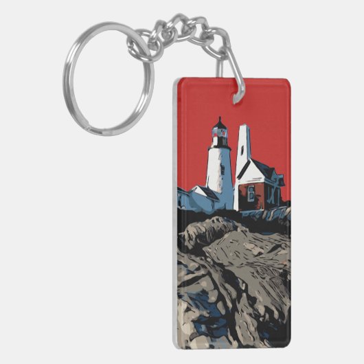 VREEMD PUNTLICHT SLEUTELHANGER (Voorkant Links)