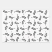 Vreemd reptielenpatroon inpakpapier vel (Voorkant 2)