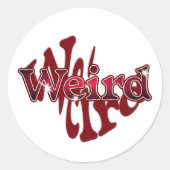 vreemd ronde sticker (Voorkant)