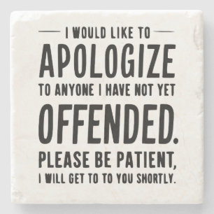 vreemd sarcastisch onderzetter