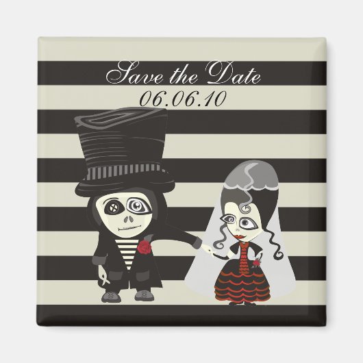 Vreemd Sla de datum op Magneet (Voorkant)